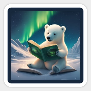 Northern Lights Bedtime Stories Sticker